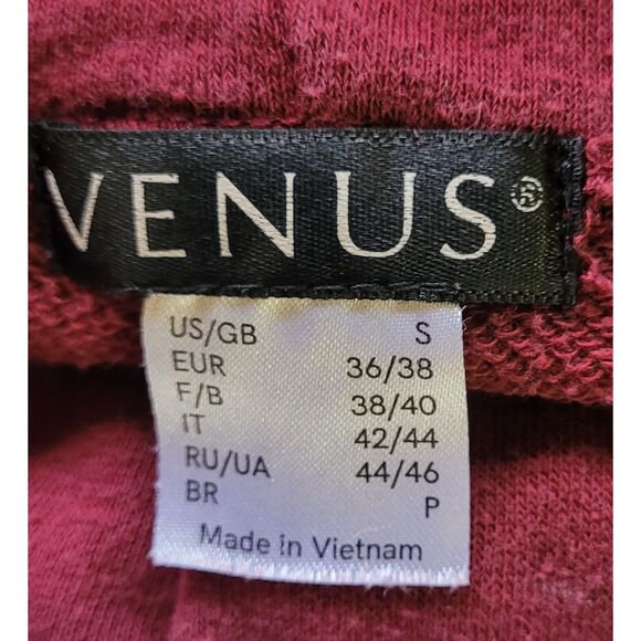 Distressed Cut-Out Hoodie Top by Venus – Size S - Picture 3 of 3